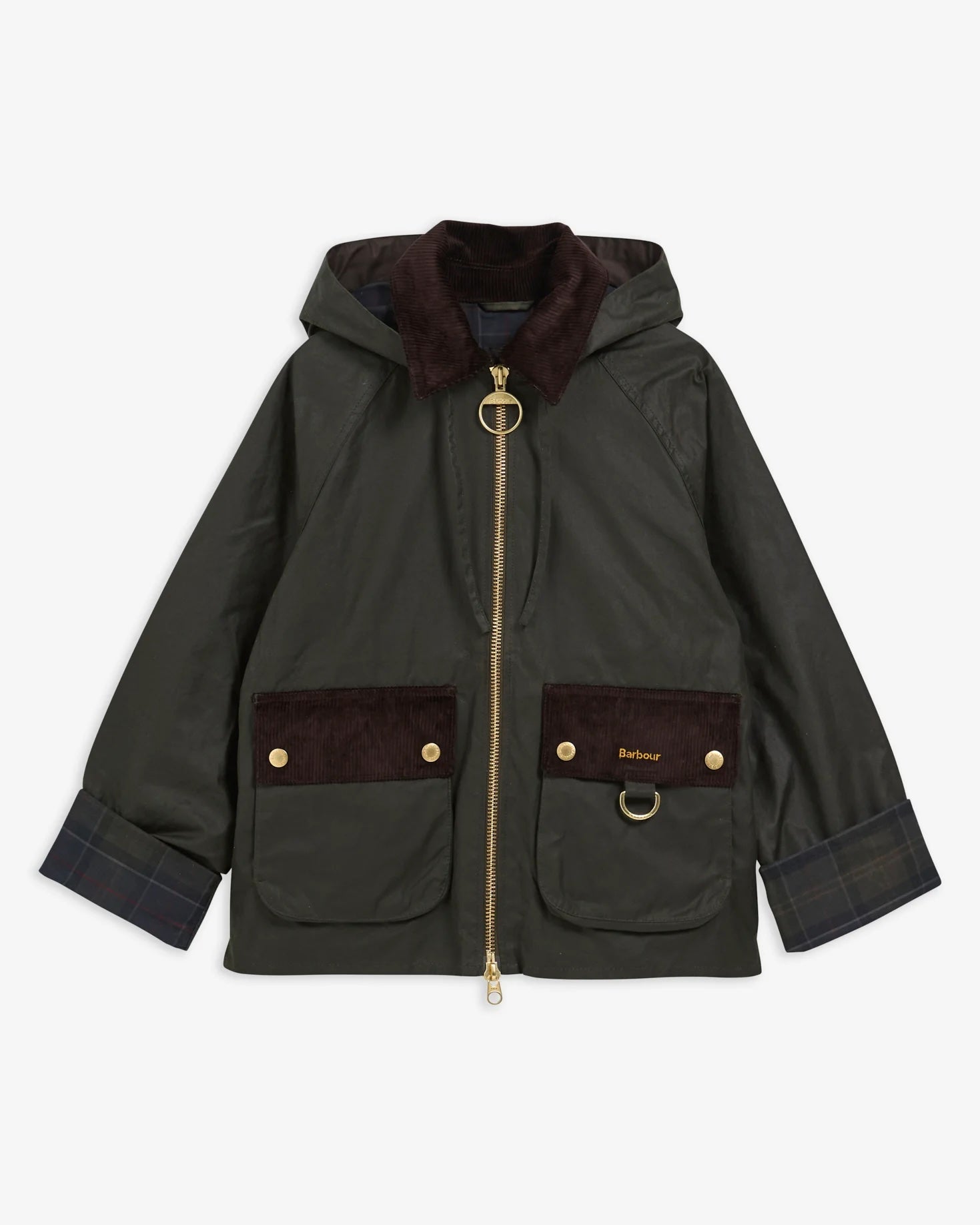 Barbour Carville Waxed Jacket Fern