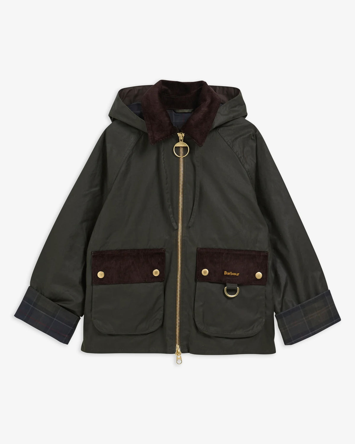 Barbour Carville Waxed Jacket Fern