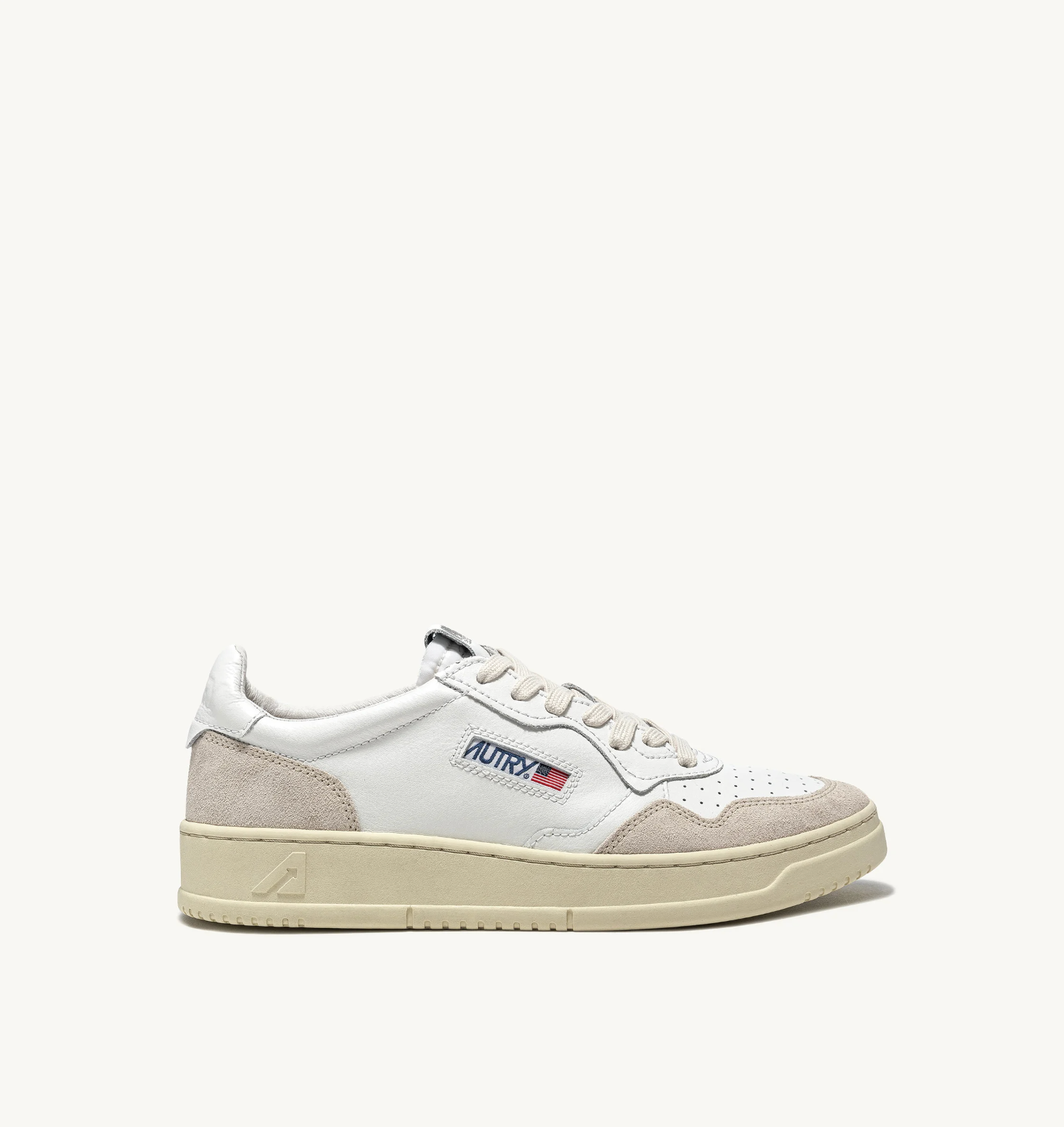 Medalist Low Leat/Suede Hvite/Beige