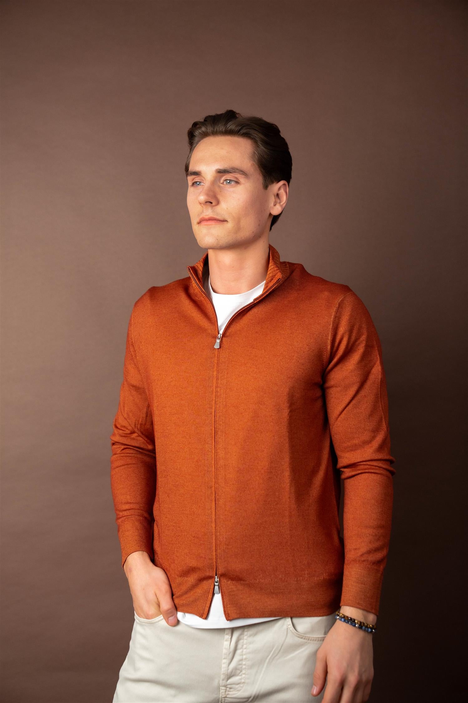 Full Zip - Orange