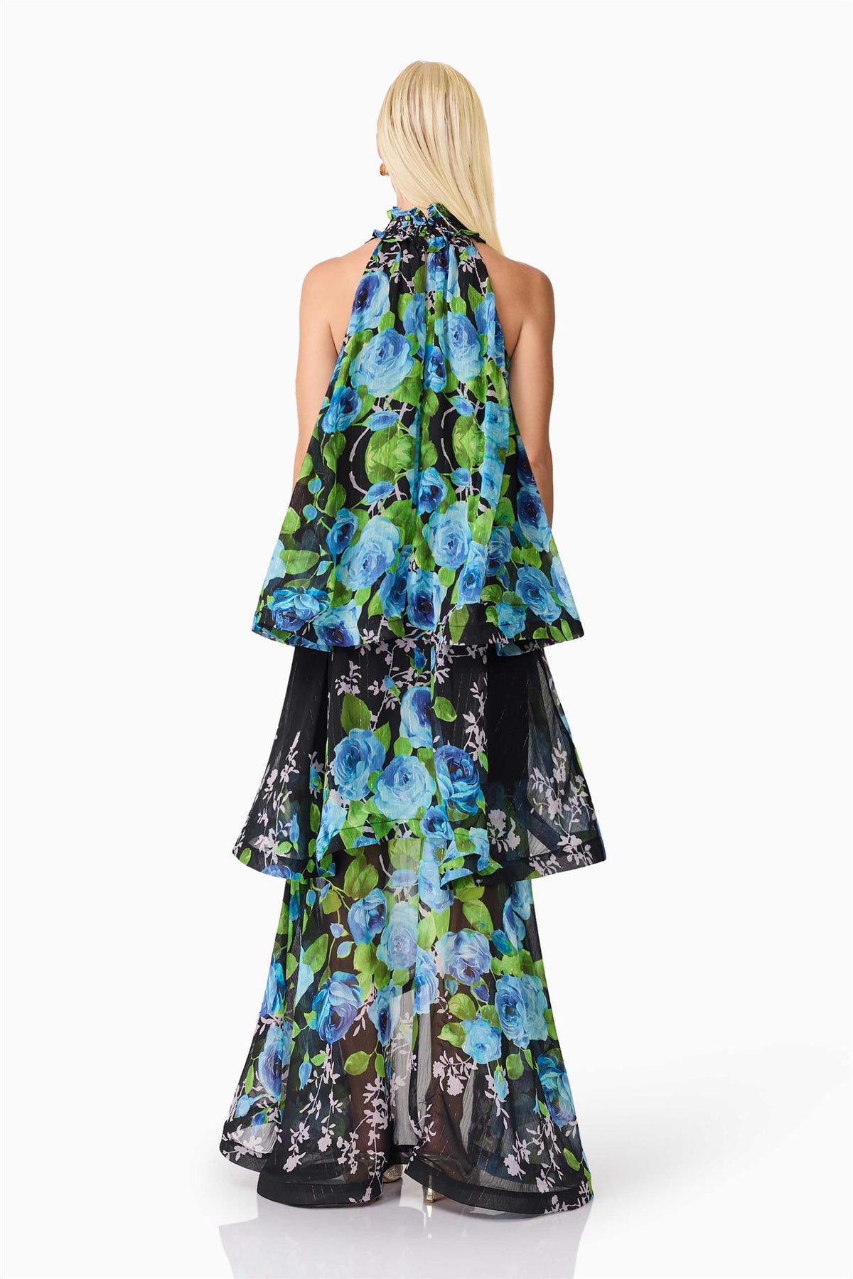Briony Gown Black Multi