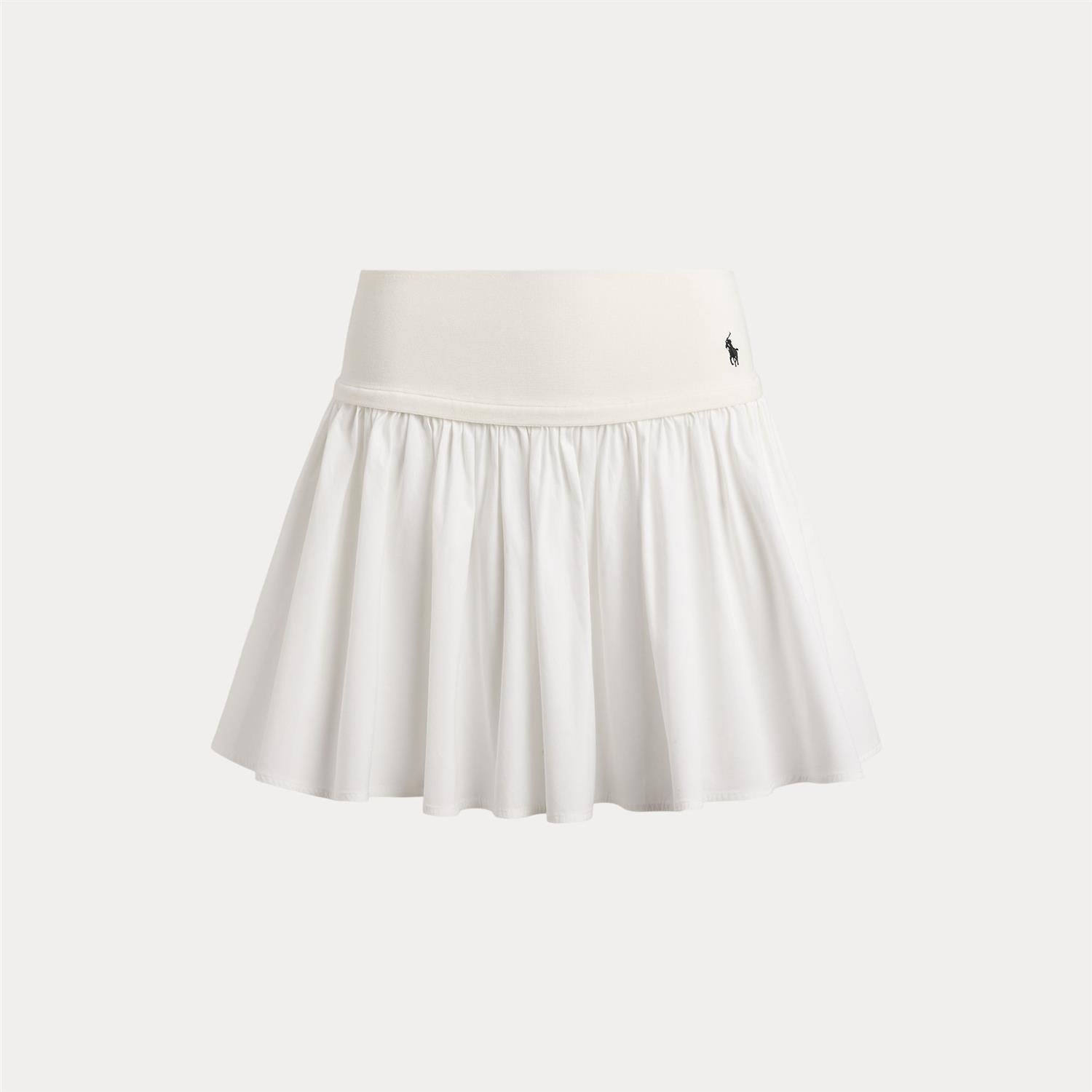 Flounce Mini Skirt White