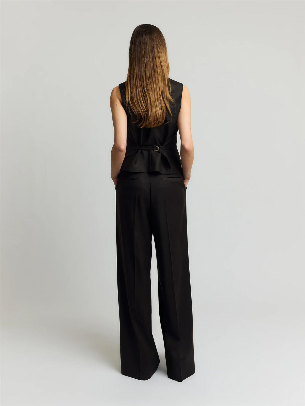 Gytta Wool Trousers – Espresso