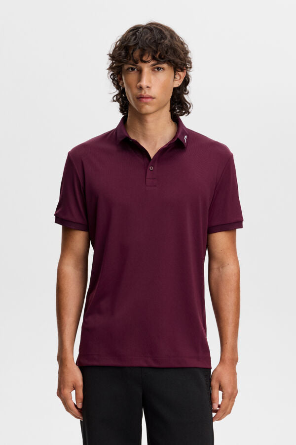 KV Print Polo - Wine Mix