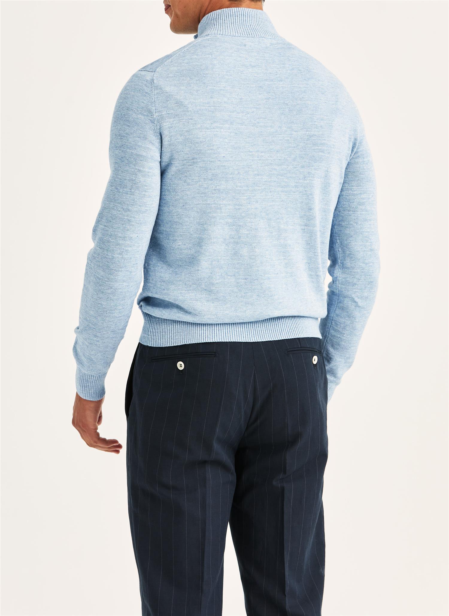 Randall Half Zip - Light Blue