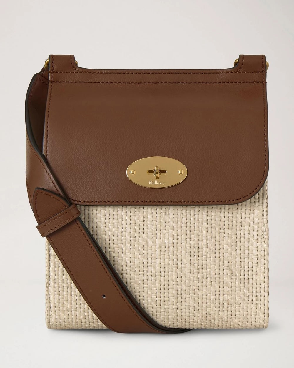 Small Antony N Raffia Ecru-Bright Oak