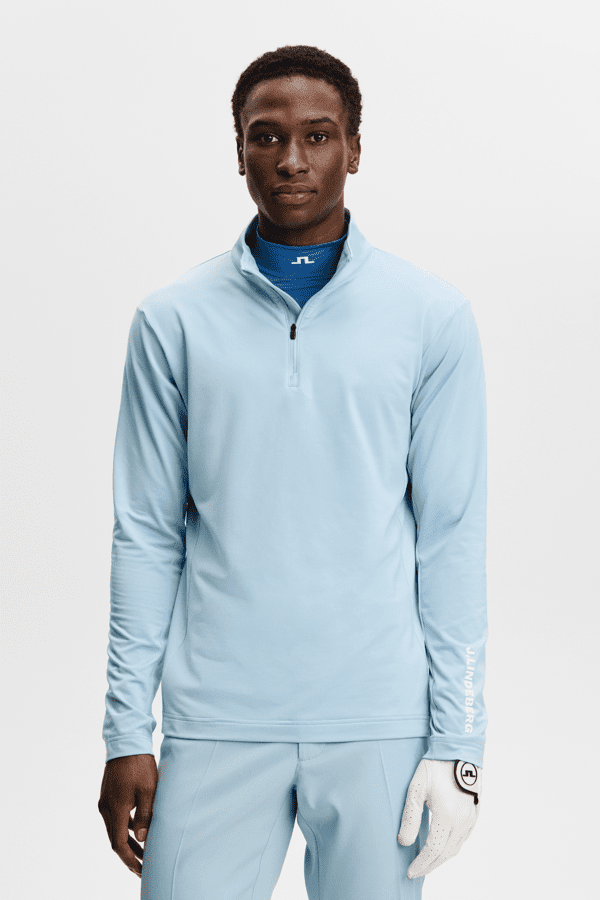 Tour Tech Mid Layer - Lyseblå