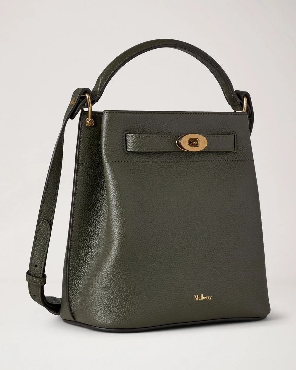 Islington Bucket Small Classic Grain Juniper Green