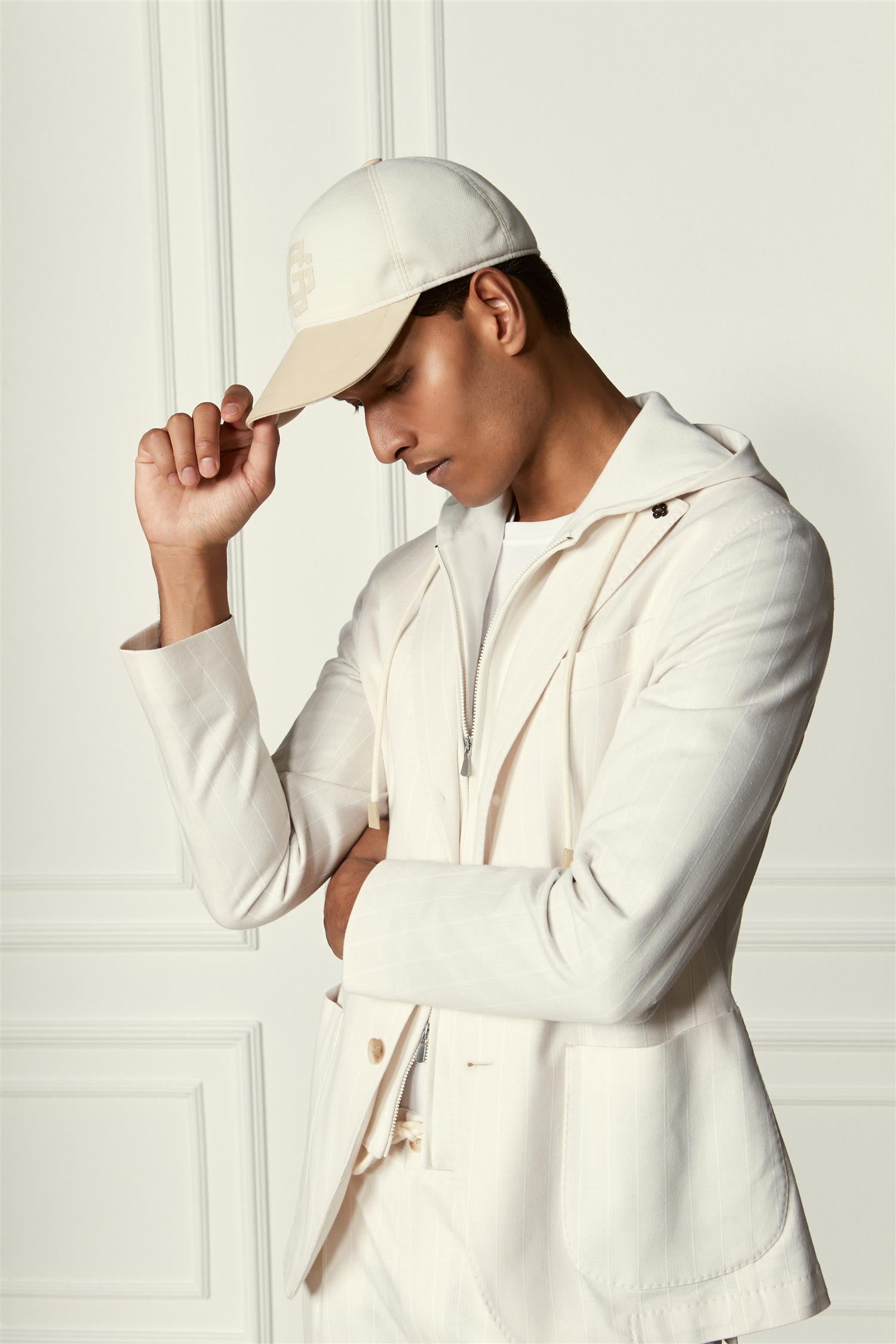 Blazer Hood - Off-white stripes