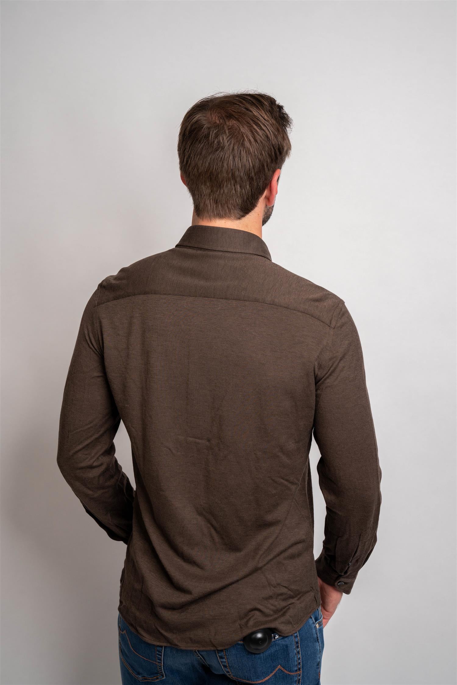 Man Shirt - Dark Brown