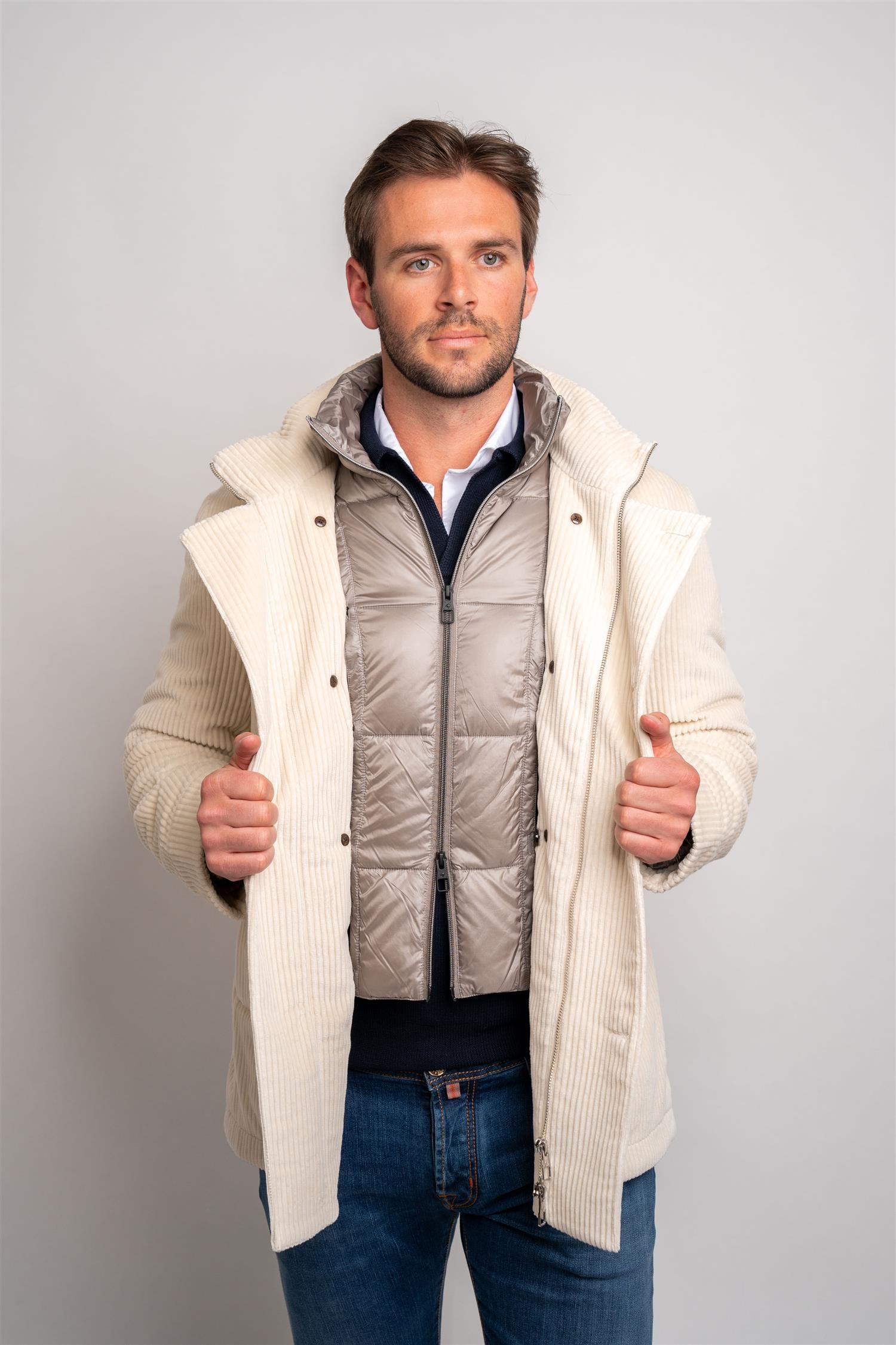 Man Down Jacket - Ivory