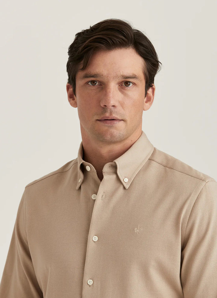 Eddie Pique Shirt Khaki