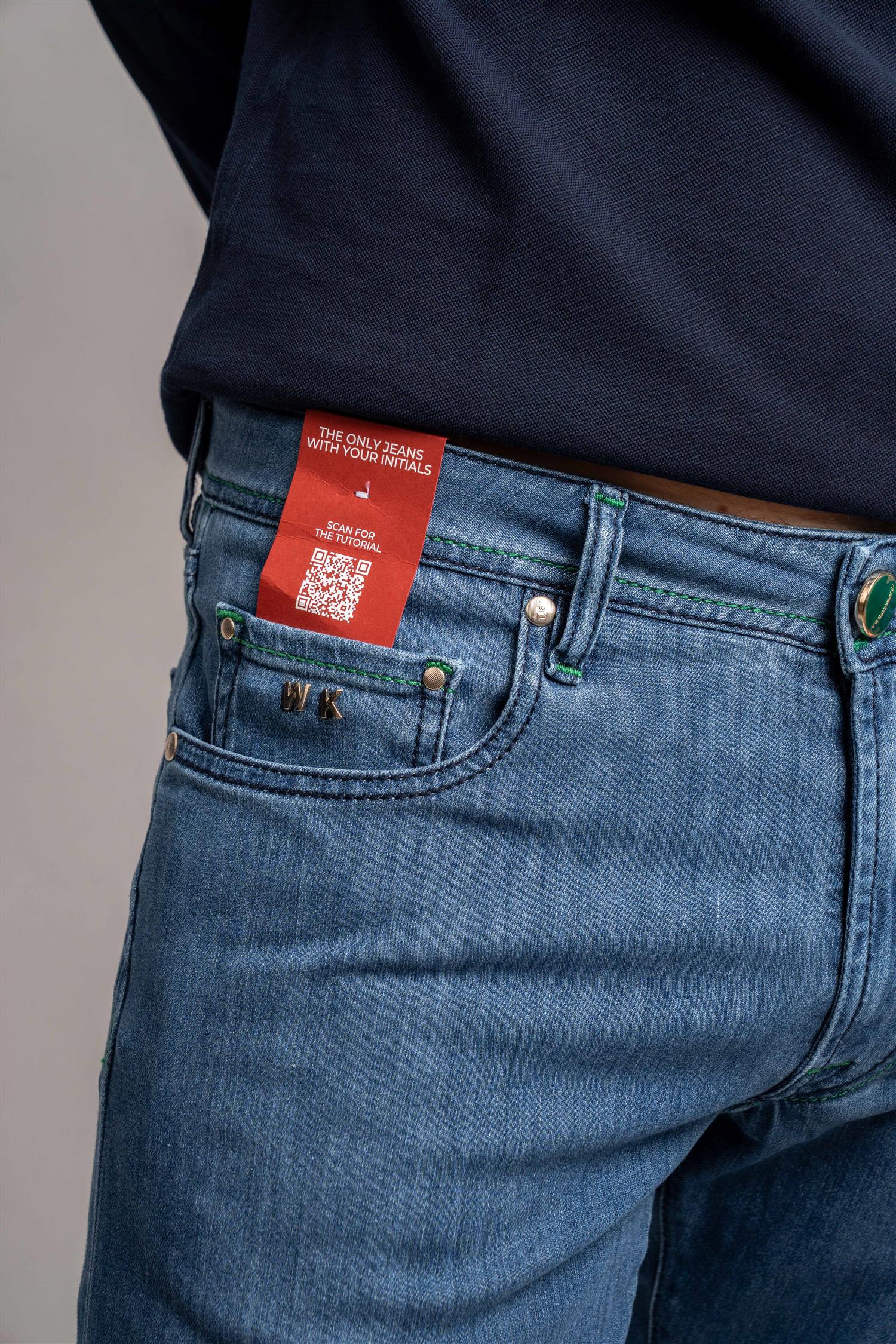 Michelangelo - Denim Silk