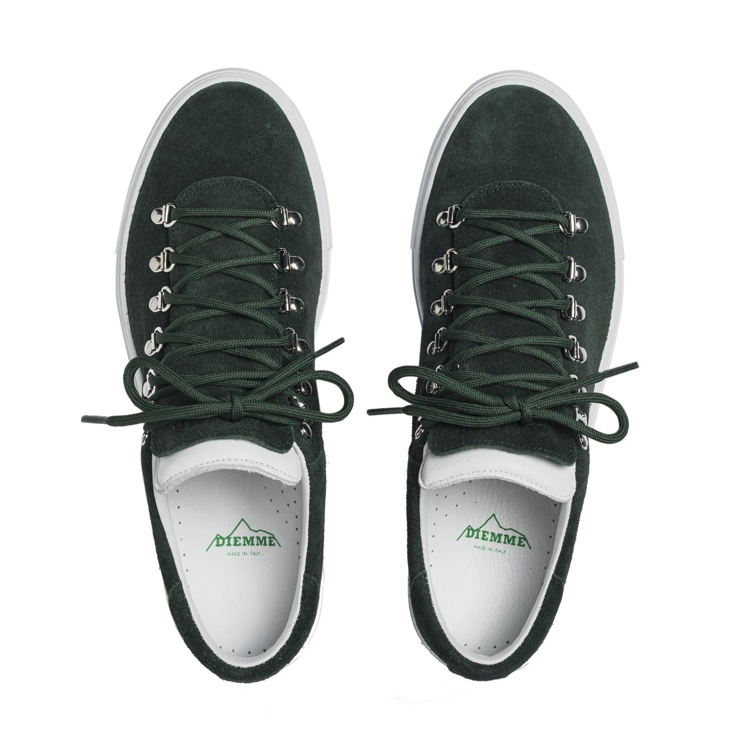 Marostica Low - Bottle Green Suede