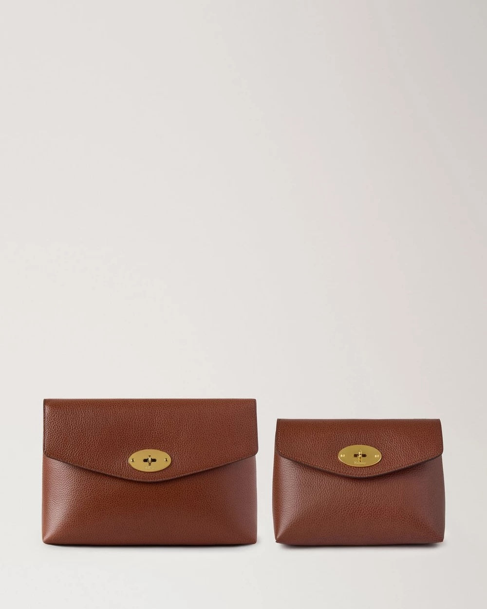 Darley Cosmetic Pouch Oak Small Classic Grain