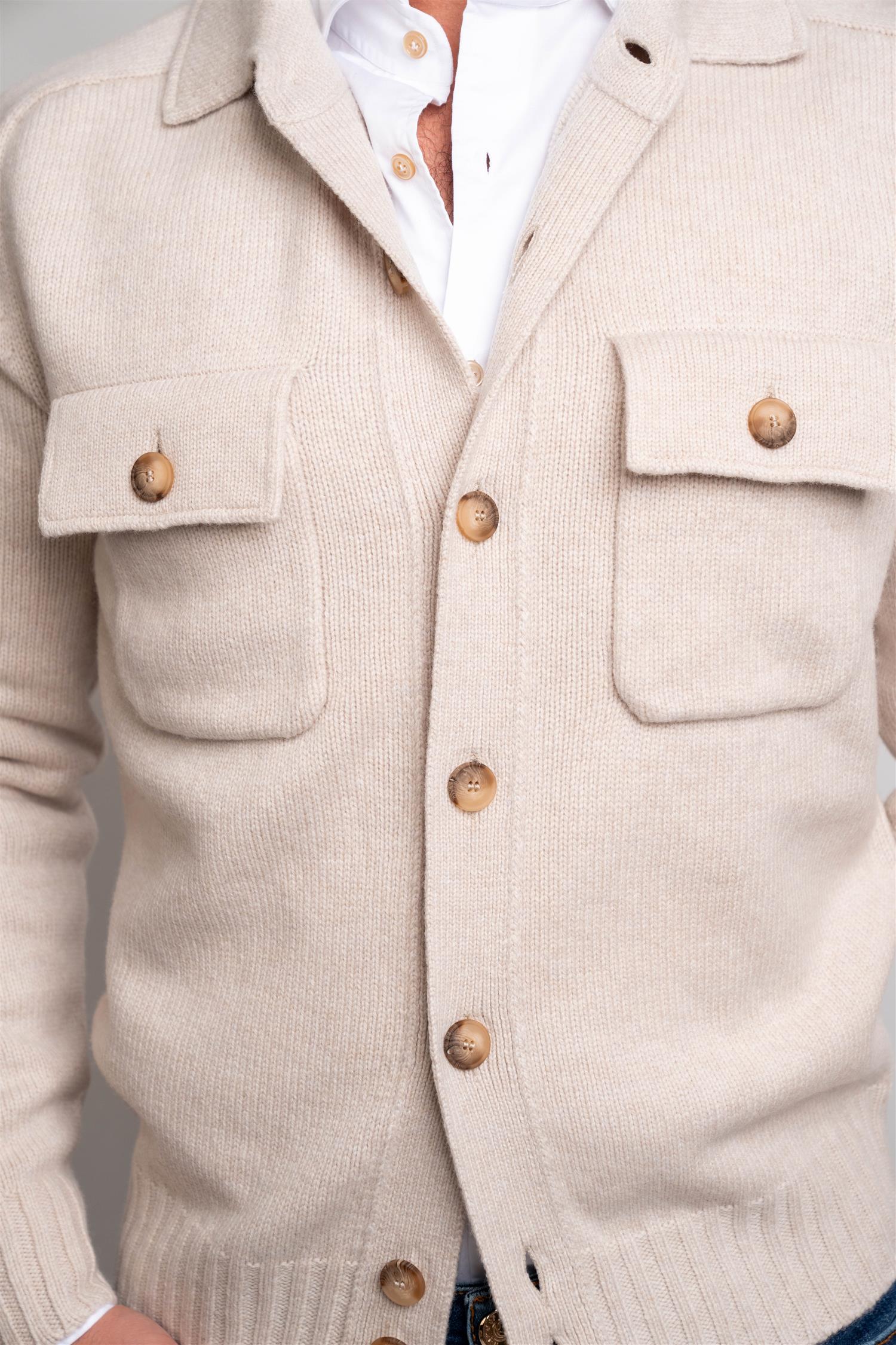 Cardigan Buttons - Beige