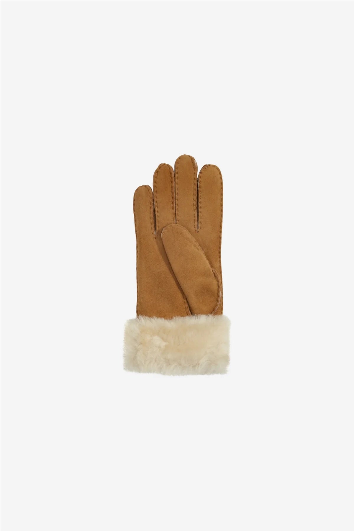 W Turn Cuff Glove - Chestnut