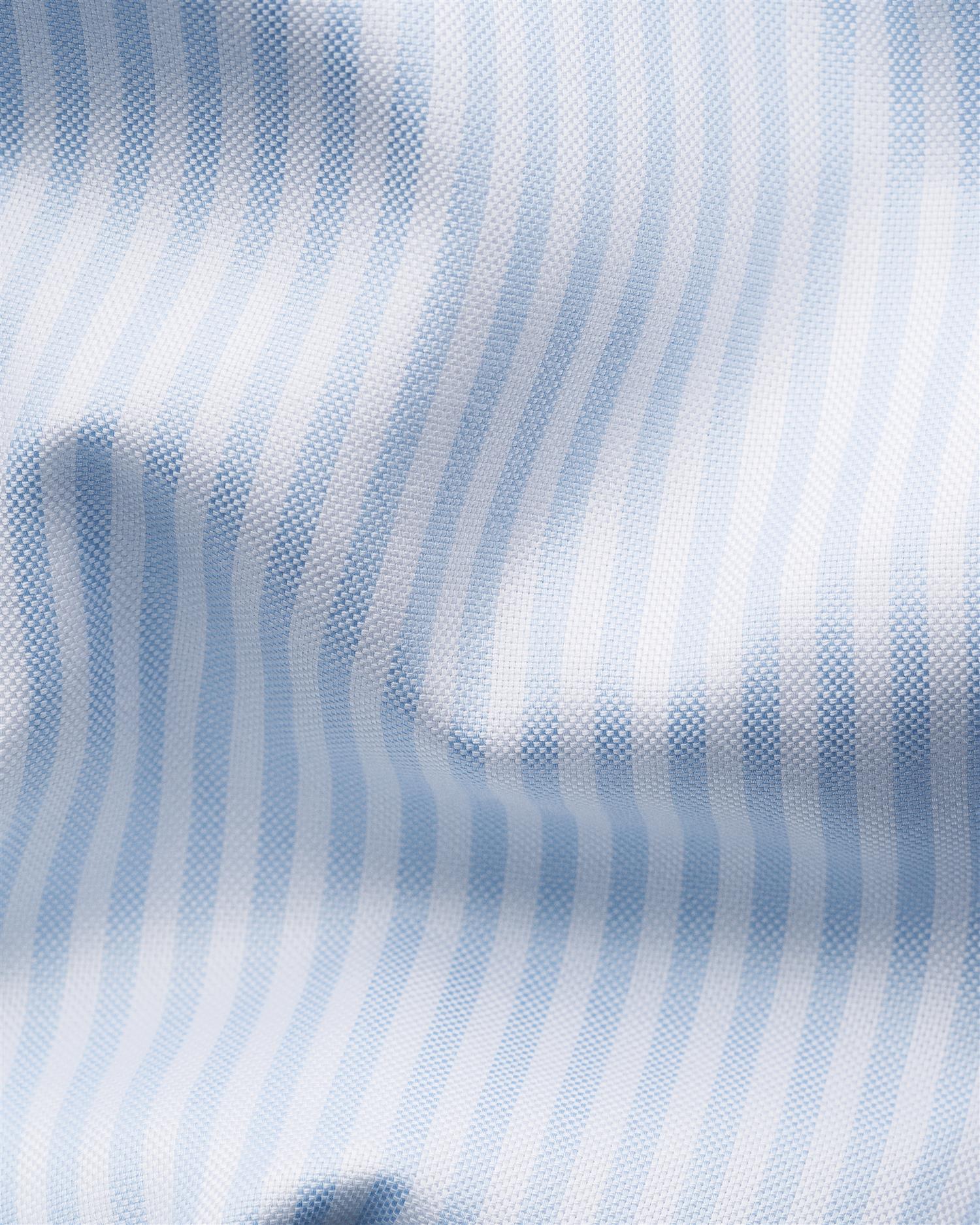 Benegal Stripe Signature Oxford Shirt - Light Blue