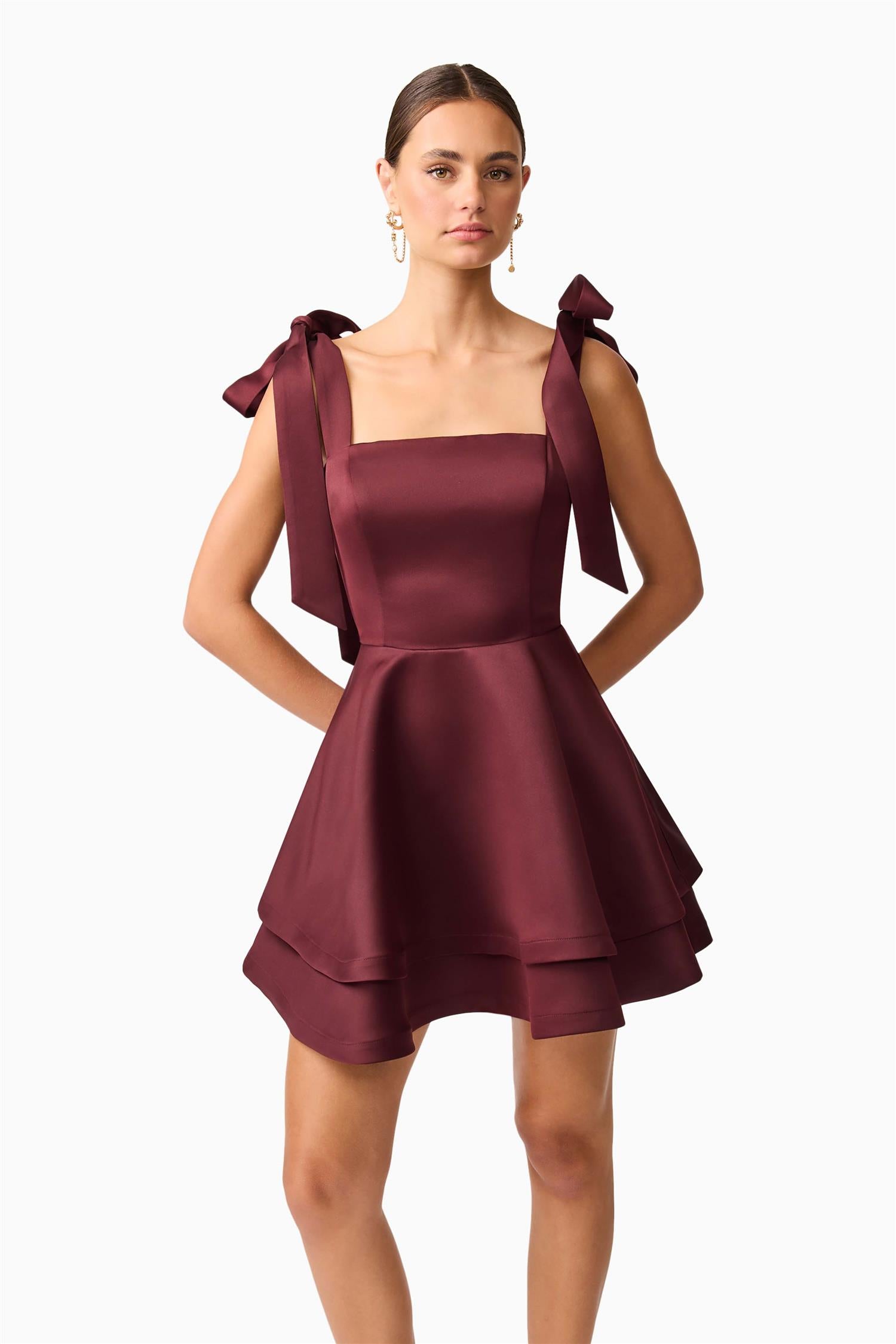 Livia Mini Dress Berry