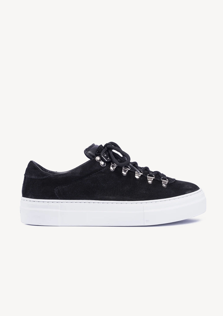 W Marostica Low Platform Suede Black