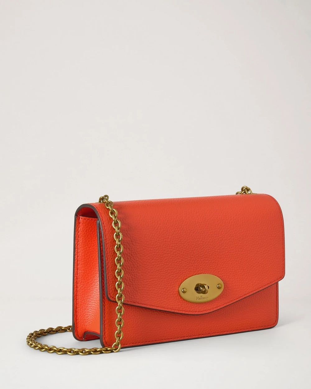 Small Darley Small Classic Grain Coral Orange