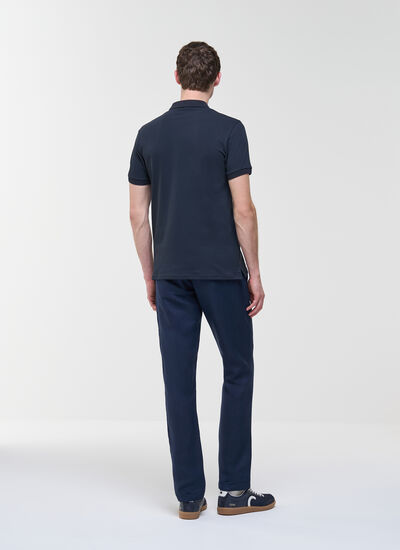 Pique Short Sleeve - Navy