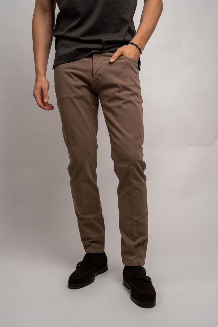 Pantalone 5pkt - Brun