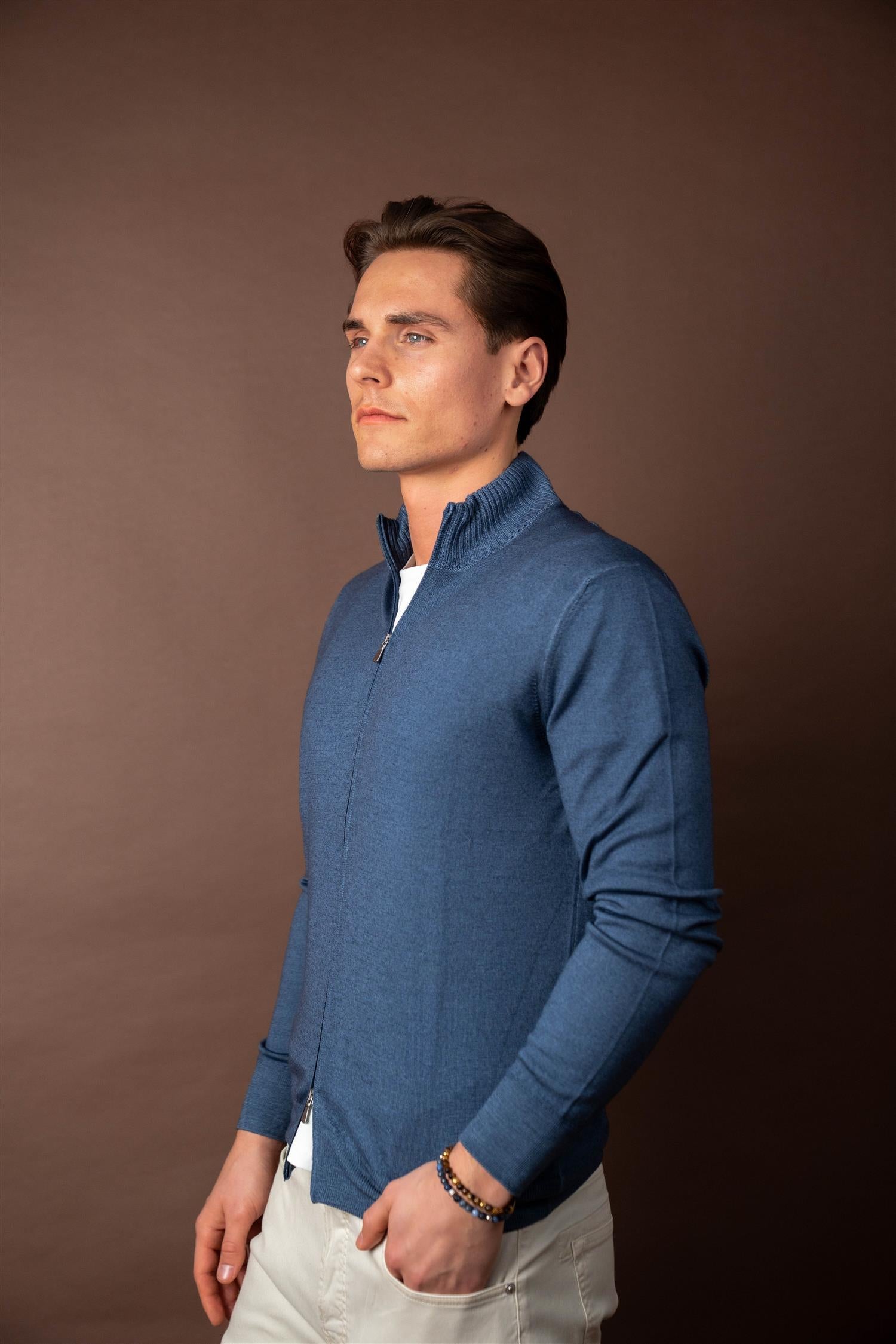 Full Zip - Blue