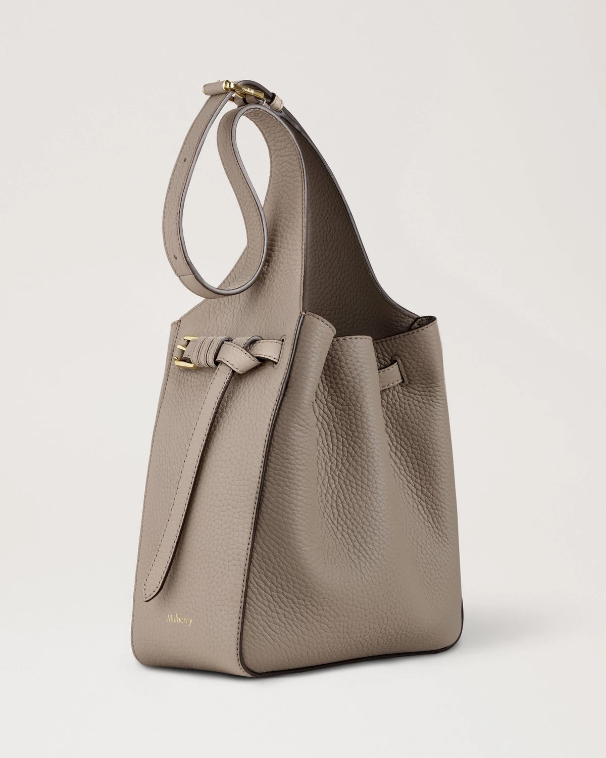 Small Lyra Bucket Cashmere Taupe Heavy Grain