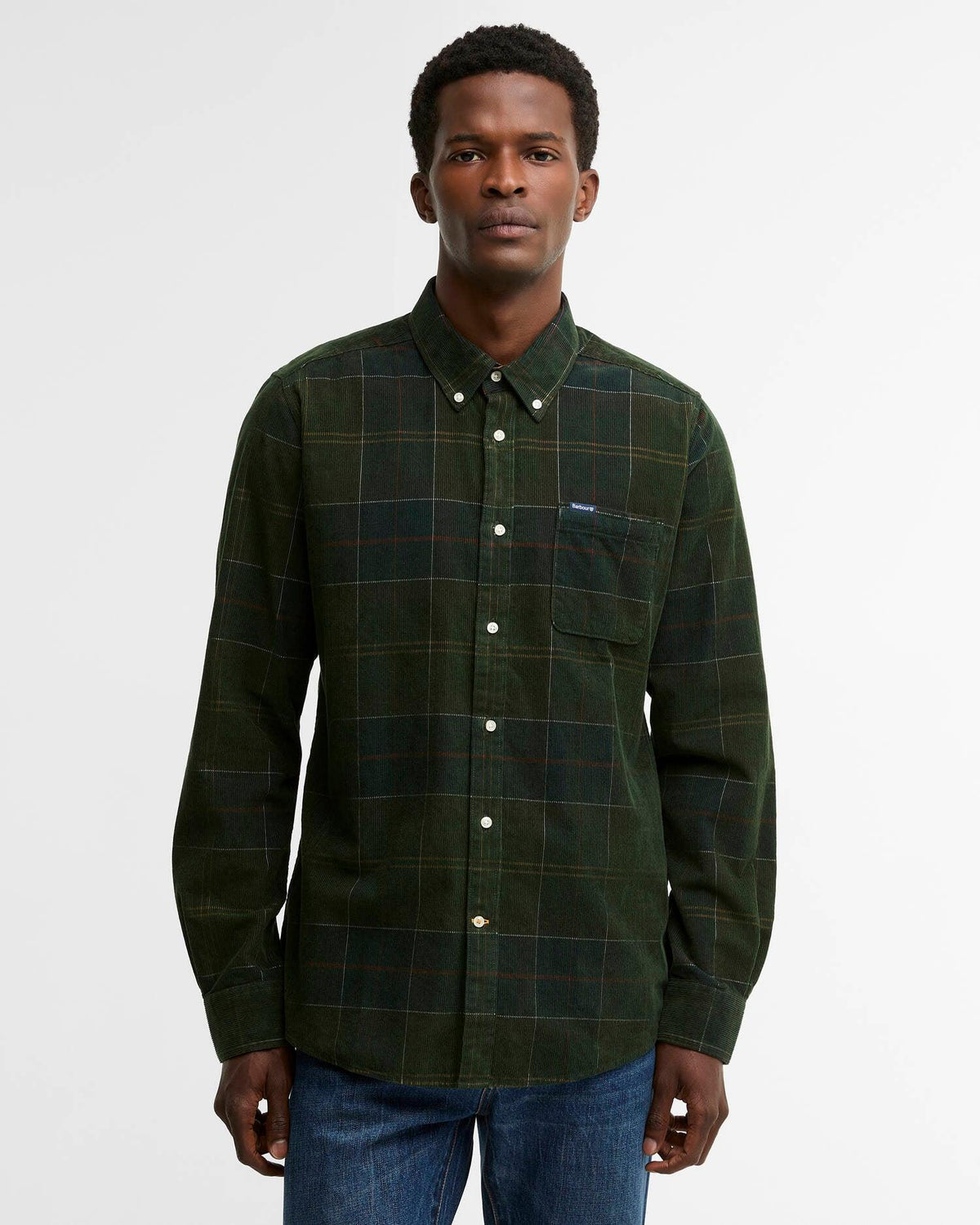 Blair Tailored Cord Shirt - Classic Tartan
