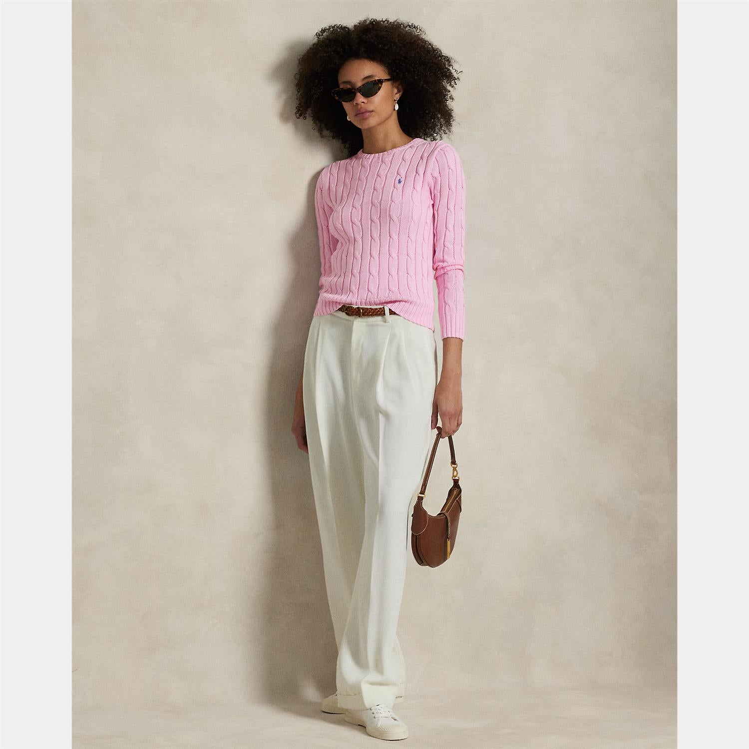 Julianna Long Sleeve Pullover Carmel Pink