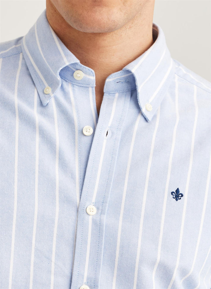 Douglas Oxford Stripe - Light Blue