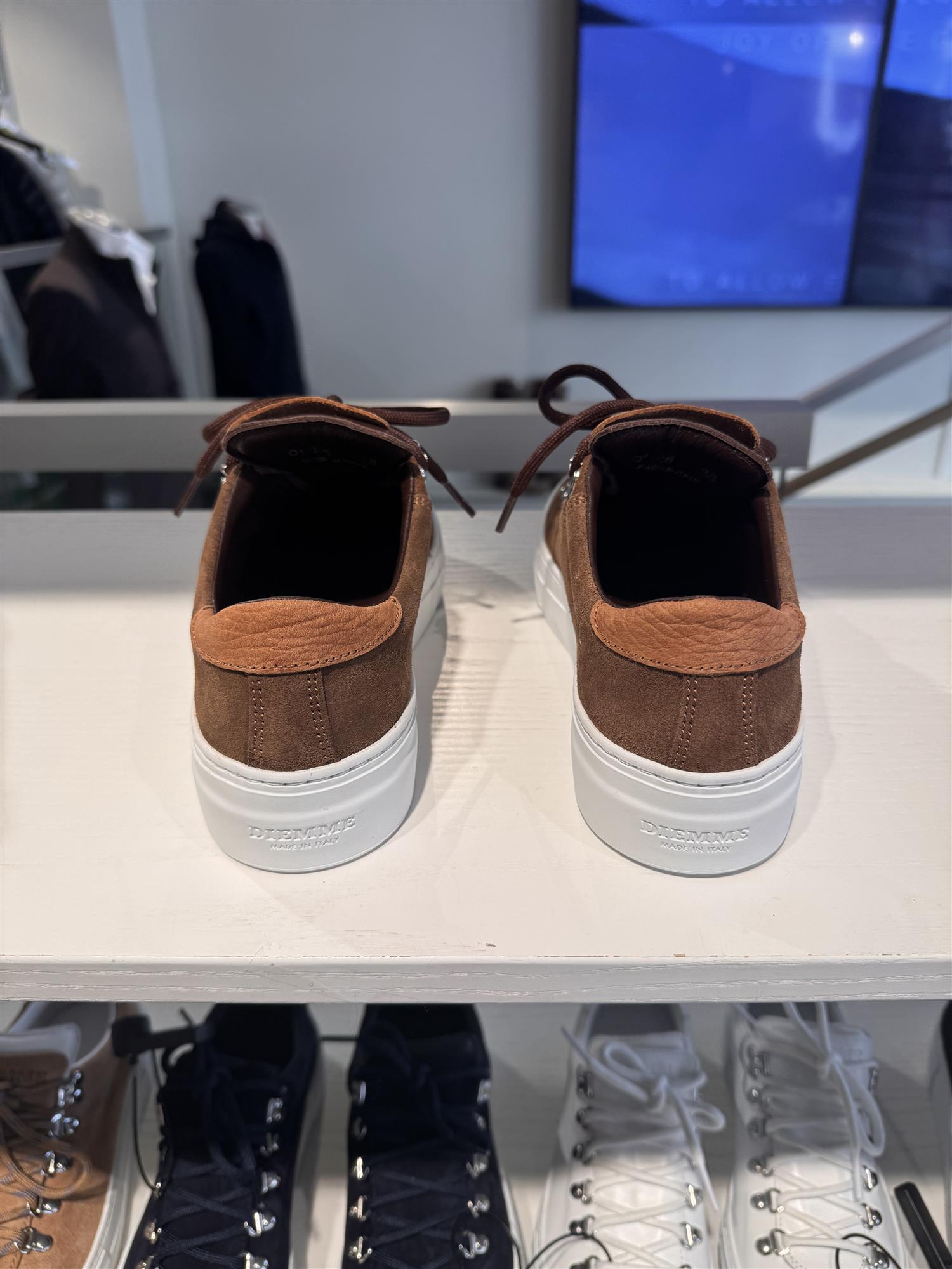 W Marostica Low Platform Suede Wood