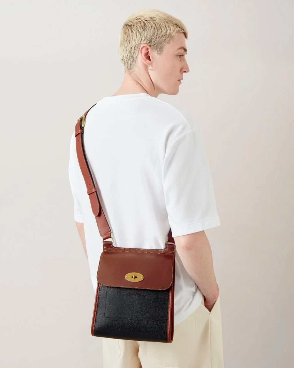 Antony - Black & Cognac BioVeg Scotchgrain & Flat Calf