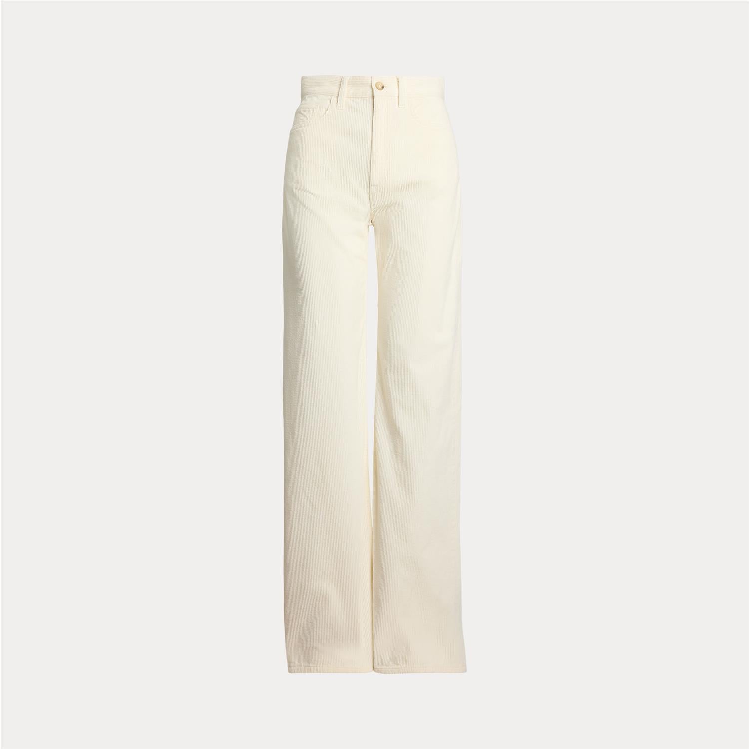 Woven Wide Leg Pants Warm White