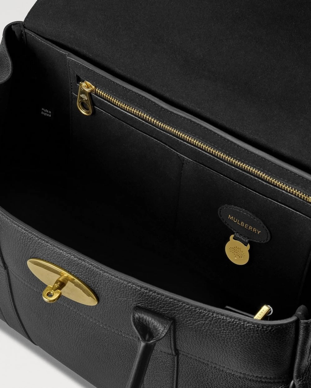 Bayswater - Black & Brass Small Classic Grain