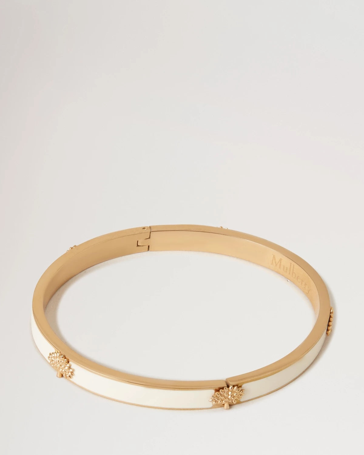 Tree Enamel Bracelet Eggshell Mixed Material