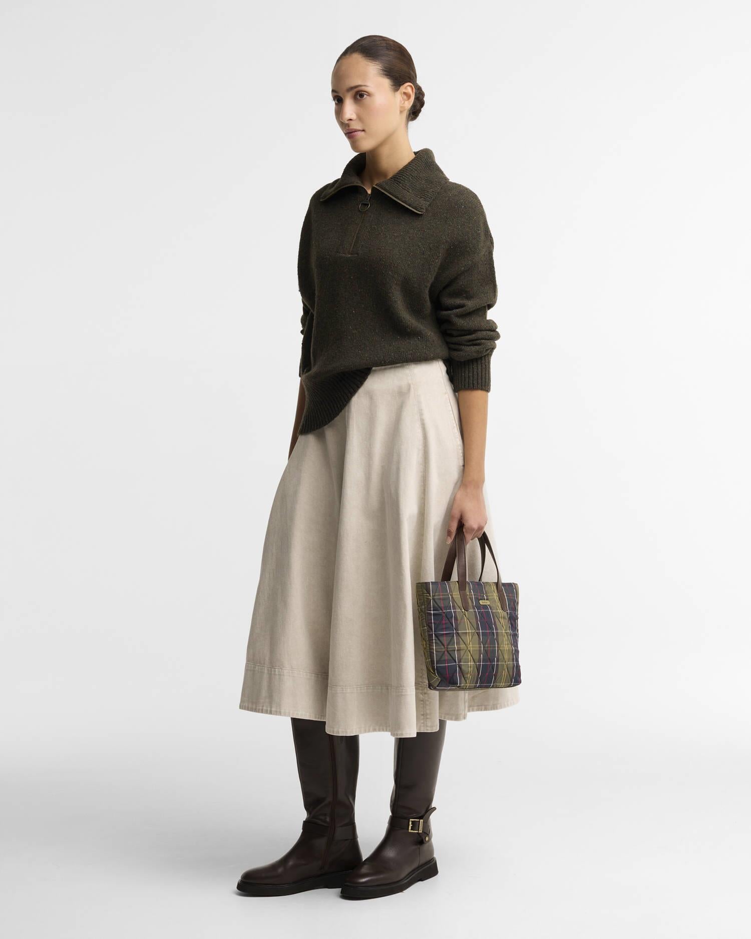 Lavensdale Quarter-Zip Jumper Olive