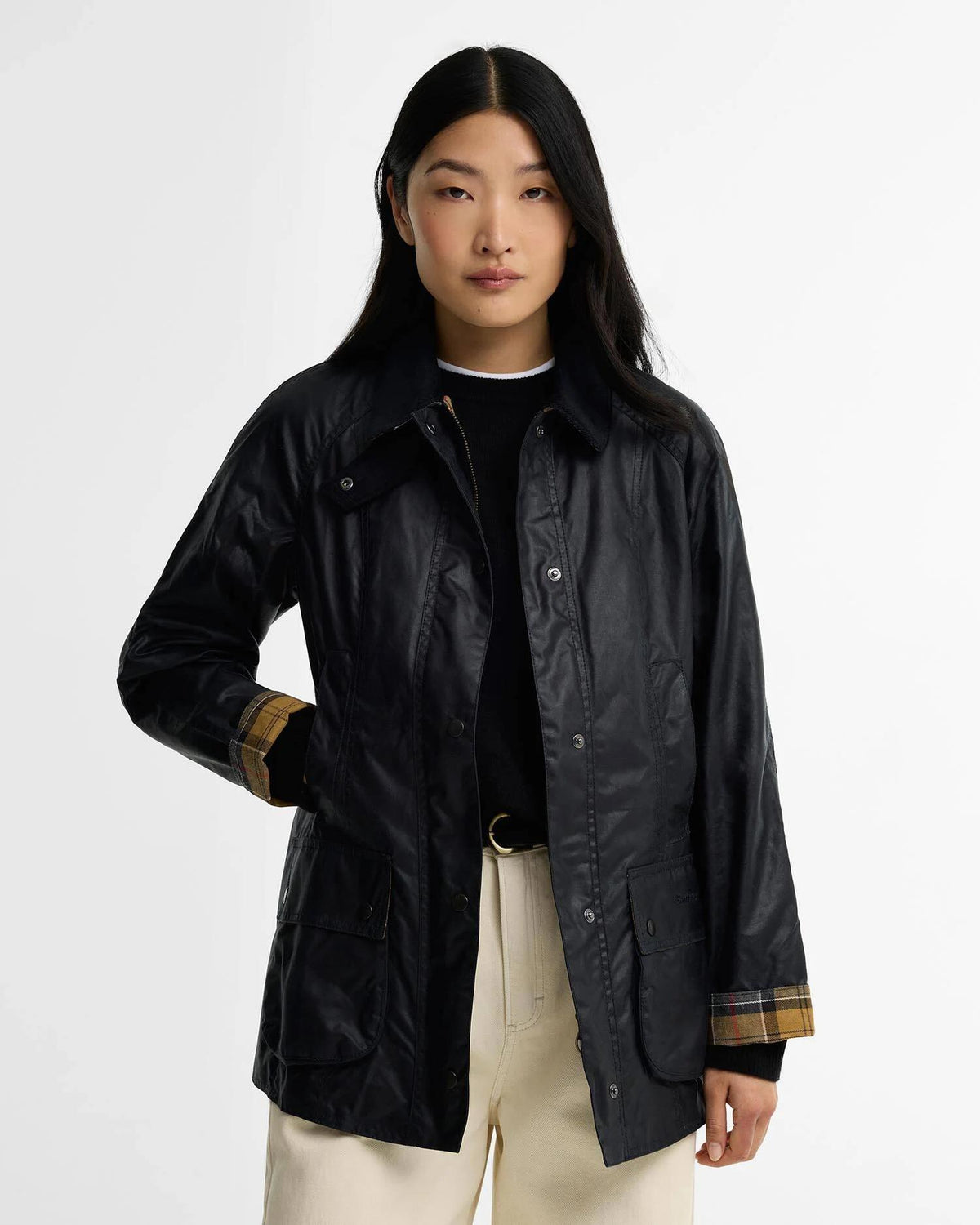 Beadnell Waxed Jacket Navy