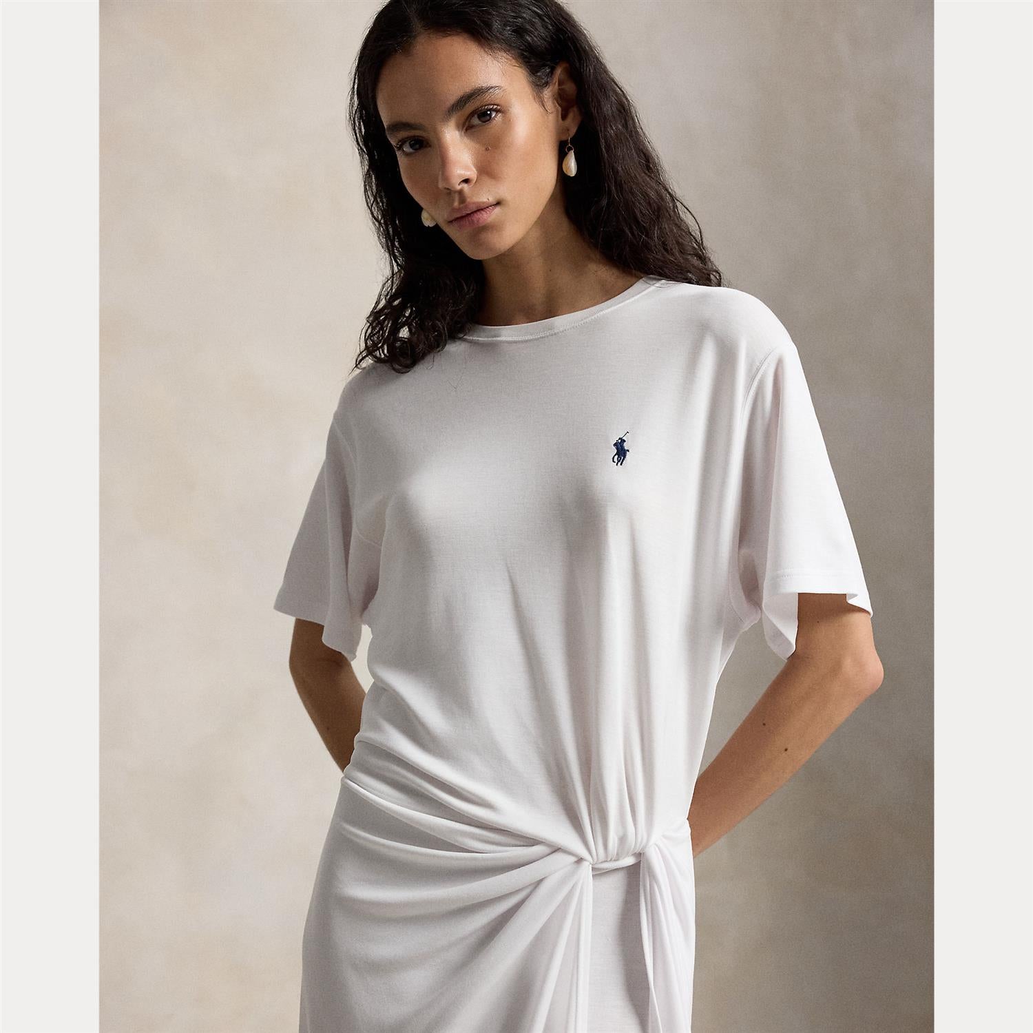 Twist-Detail Tee Dress