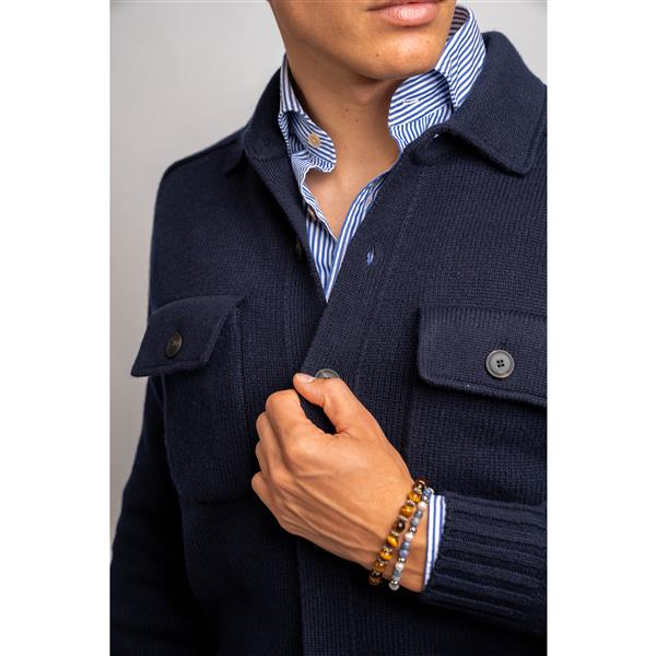 Cardigan Buttons - Navy