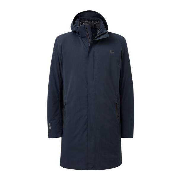 Black Storm Coat - Navy