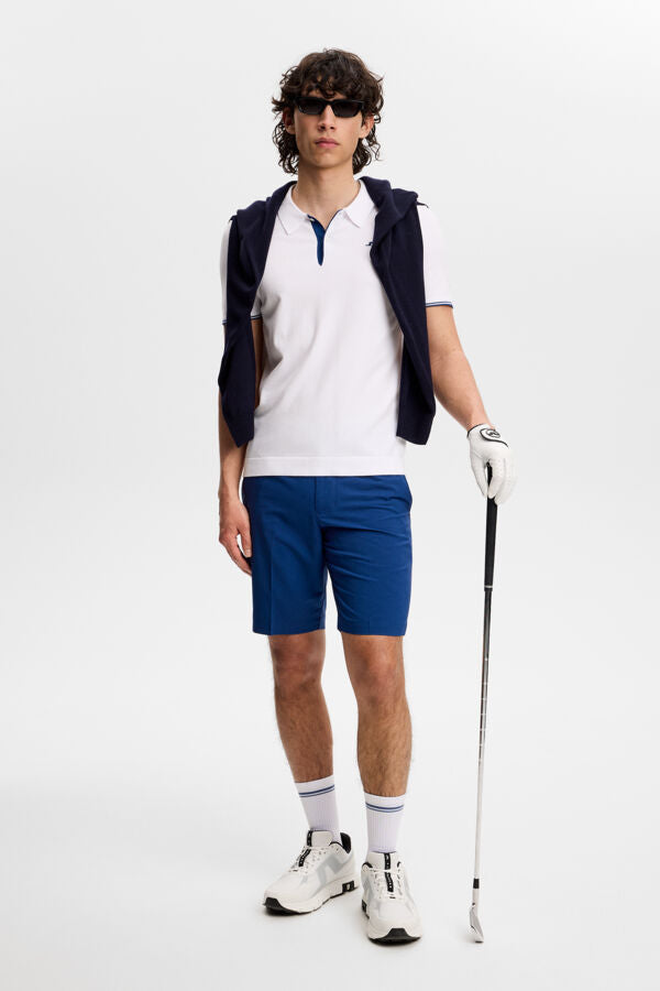 Matheo Knit Golf Polo - White