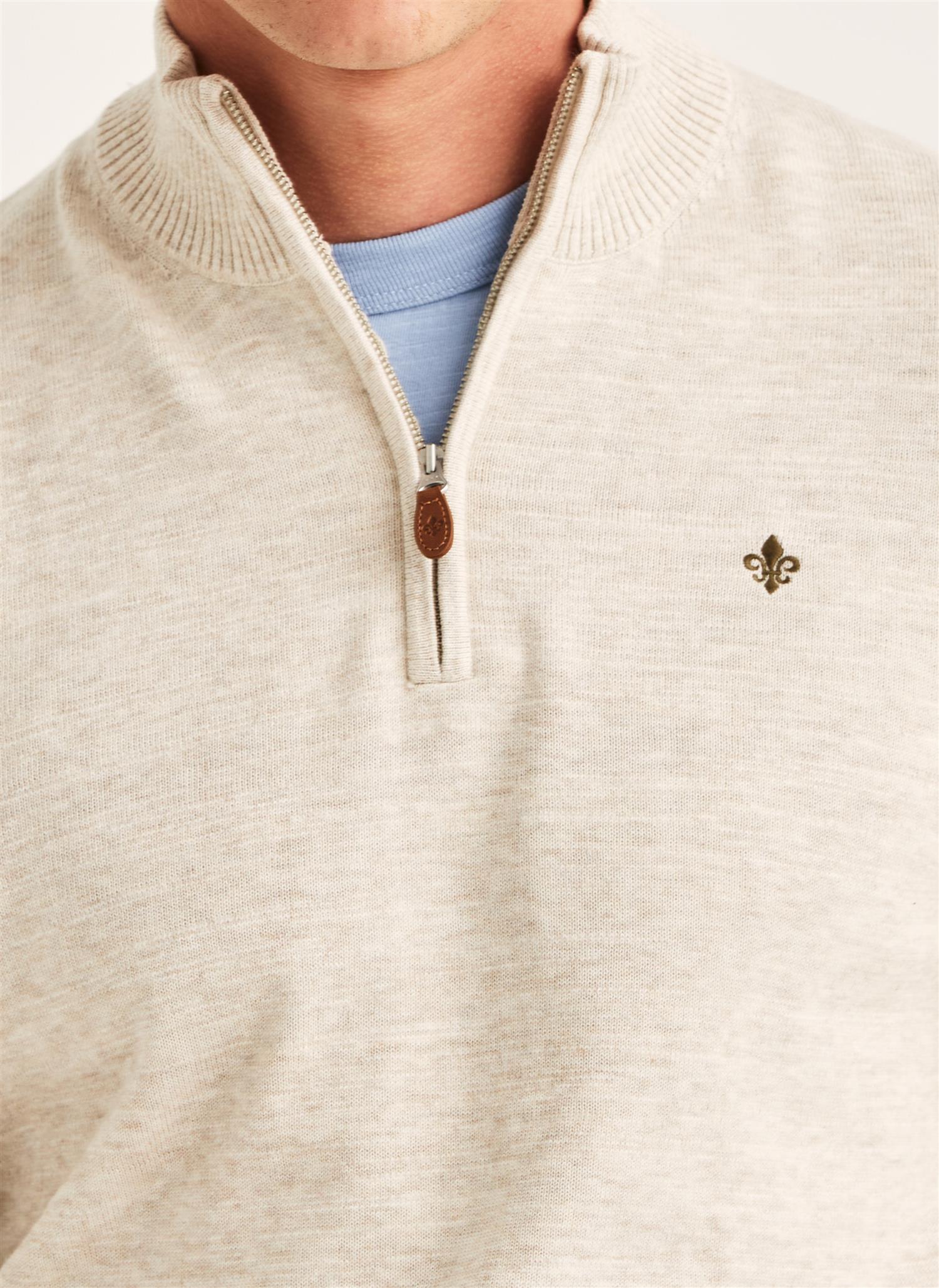 Randall Half Zip - Khaki