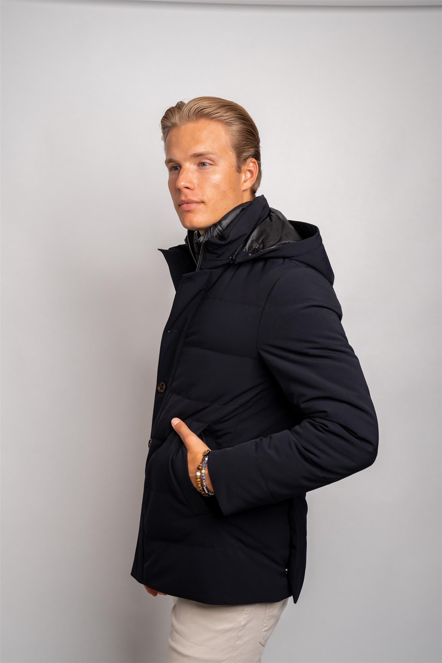 Man Down Jacket - Dark Blue