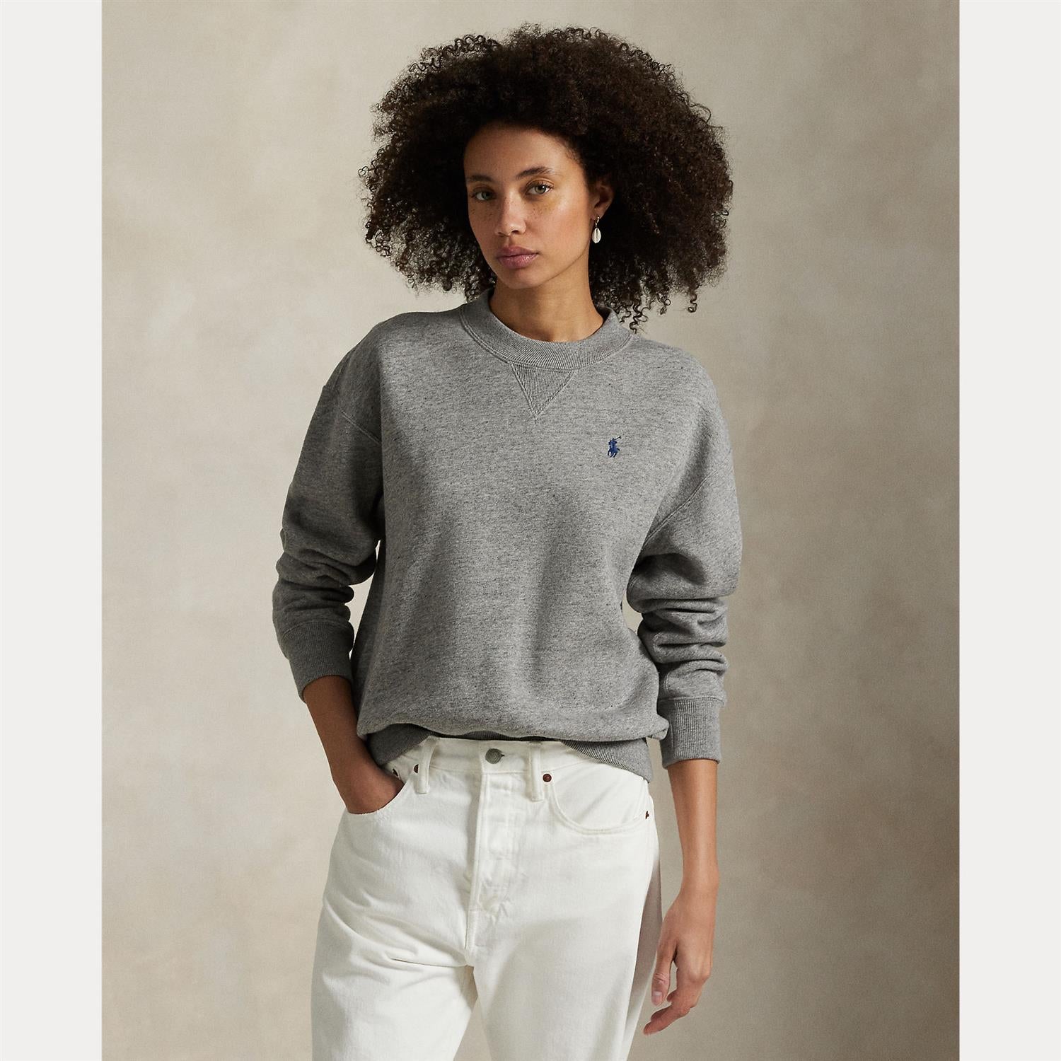 Fleece Crewneck Dark Vintage Heather