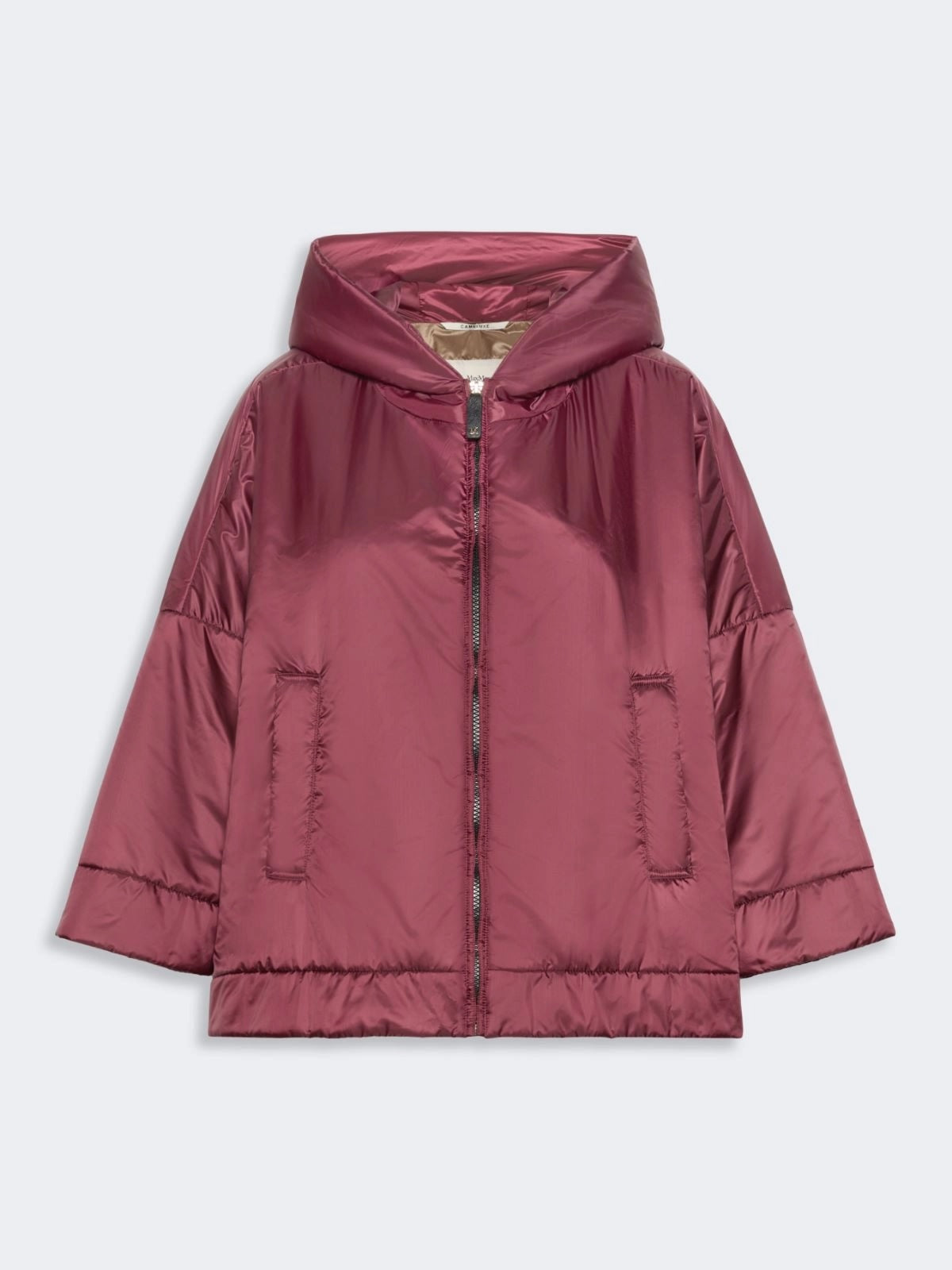 Hooded padded jacket- Red