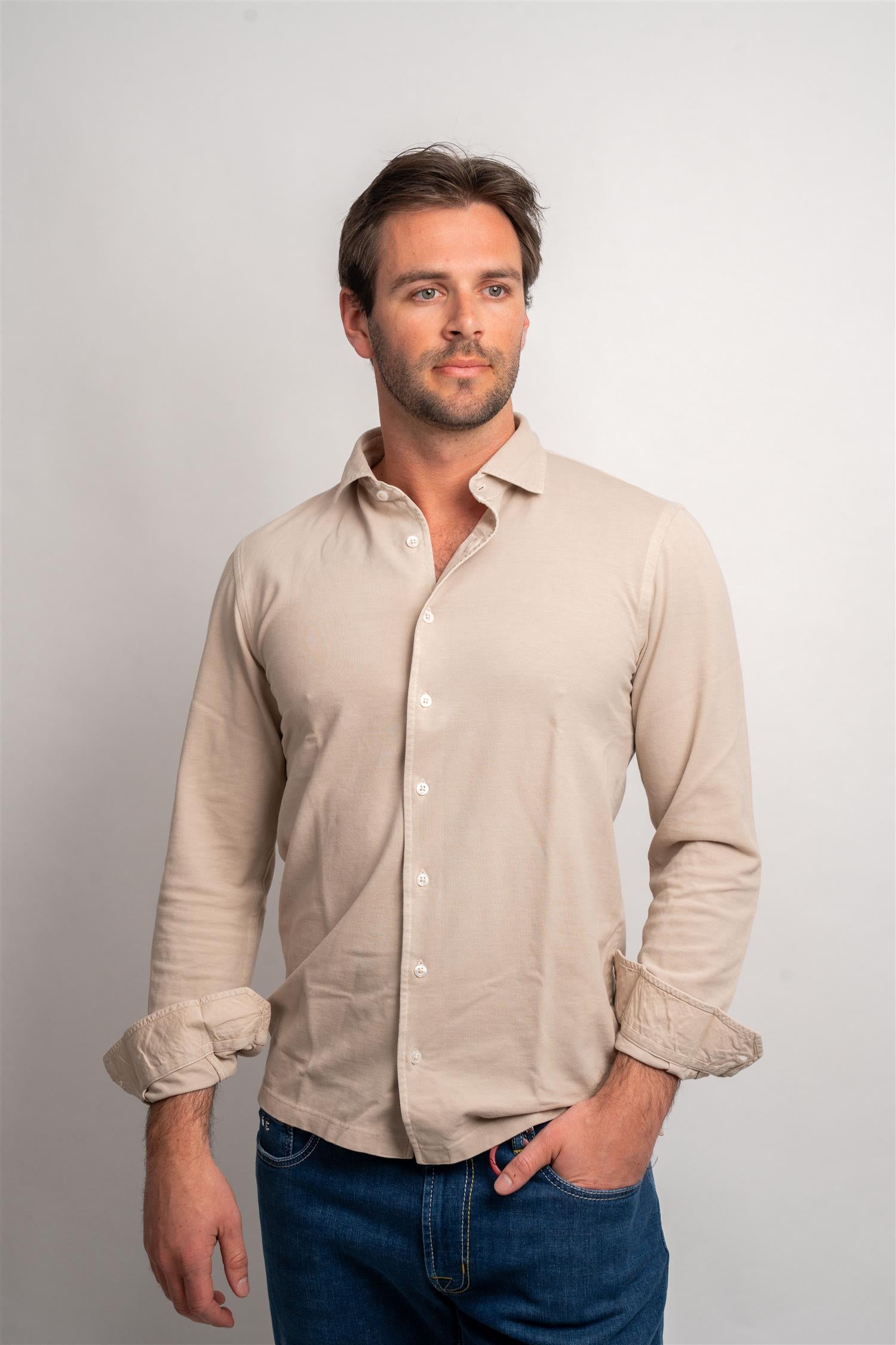 Pique Shirt - Beige
