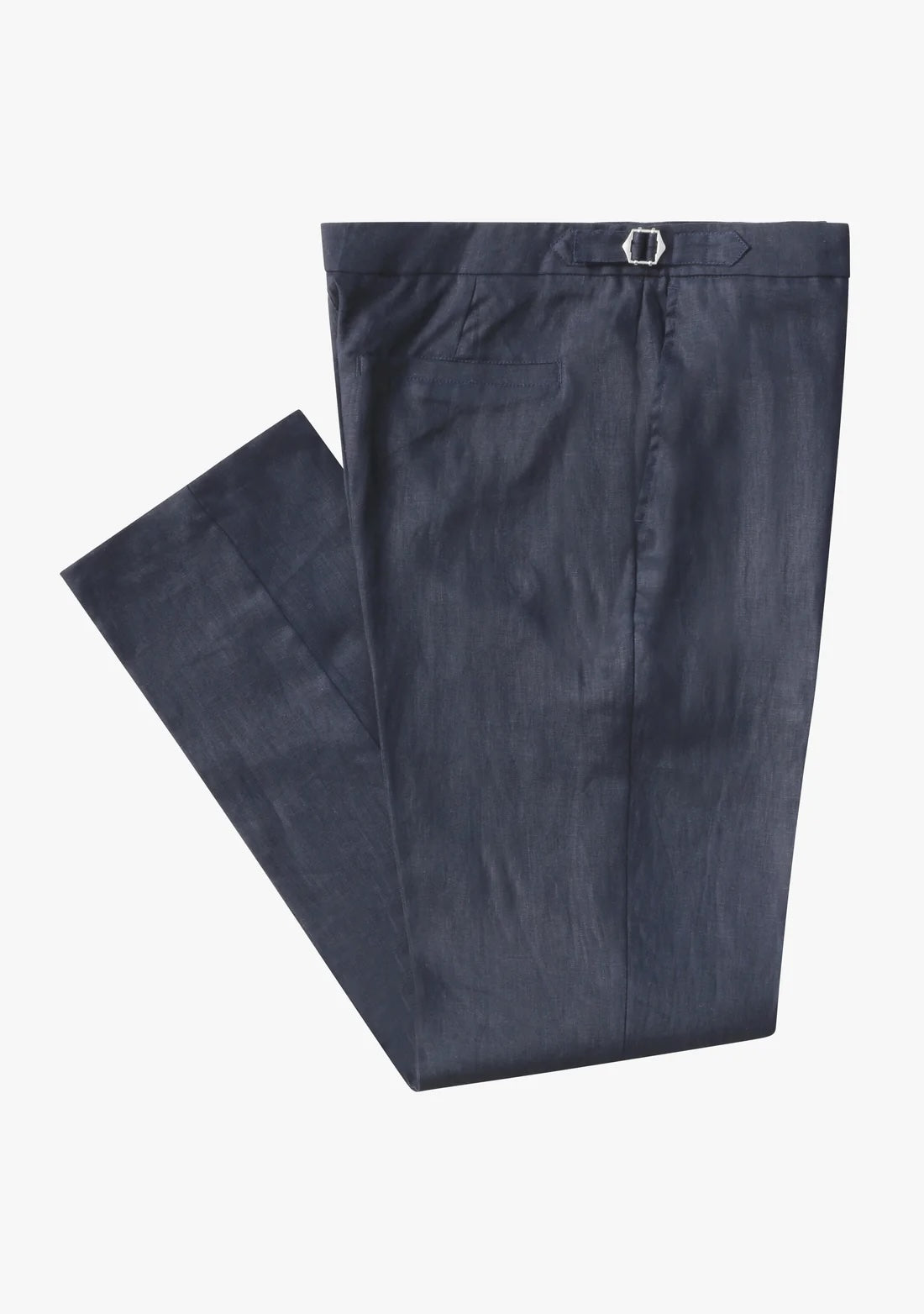 Mario Linen Pants - Navy