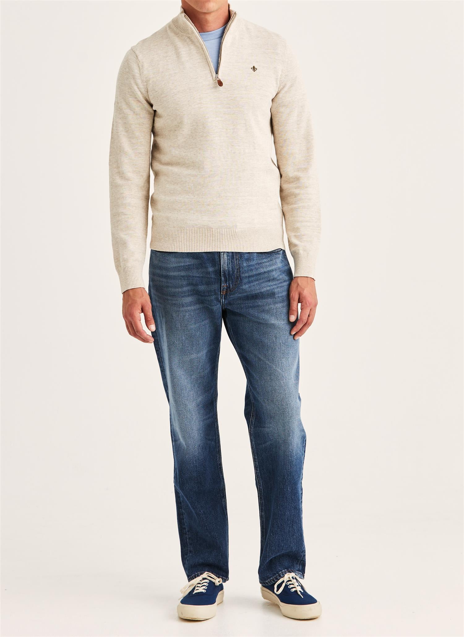 Randall Half Zip - Khaki